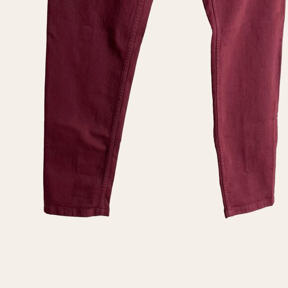 Eleventy Men’s Red Slim Fit 5-Pocket Pants Size 33 - Picture 5 of 11